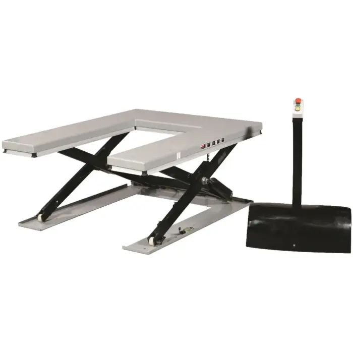 Niskoprofilni podizni stol U profil 1000kg 1450x1140mm | Silverstone podizni stol za palete | SU1001