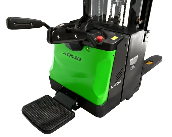Silverstone ES16RSiLi električni visokopodizni viličar 1500kg 4.5m AC motor inicijalno podizanje stajaća platforma EPS servo podesiva brzina podizanja